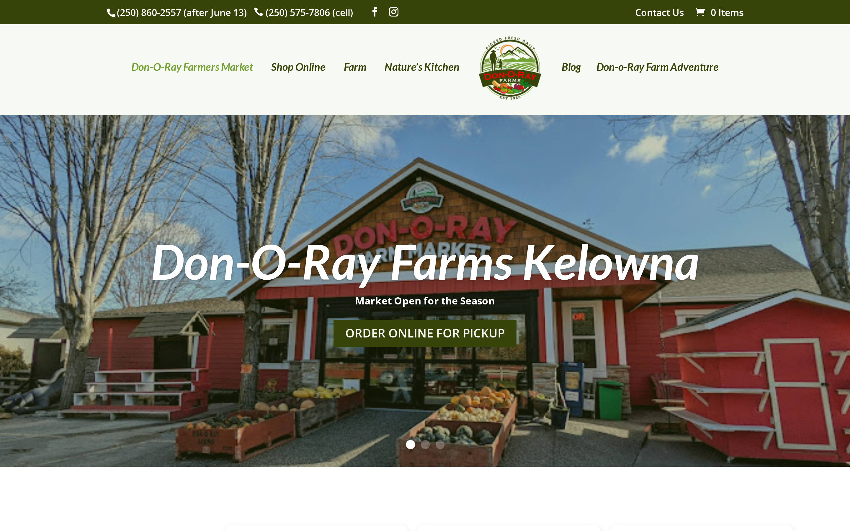 Don-O-Ray Farms website
